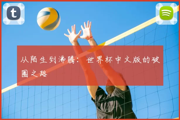 从陌生到沸腾：世界杯中文版的破圈之路