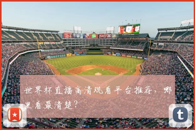 世界杯直播高清观看平台推荐,哪里看最清楚?
