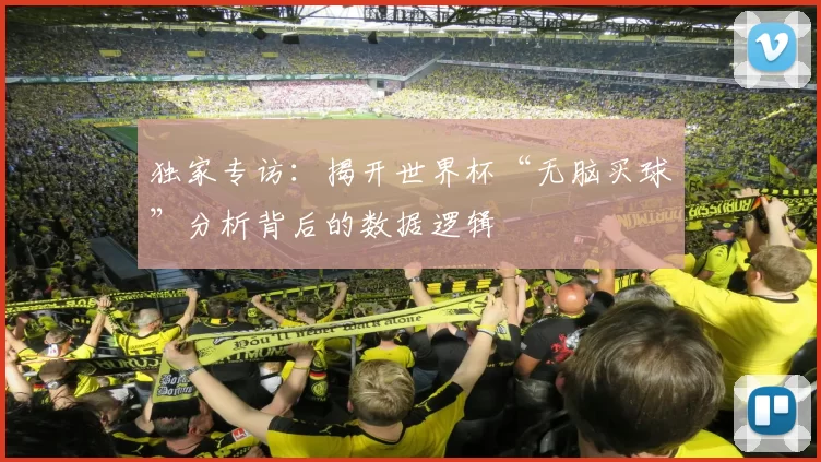 独家专访:揭开世界杯“无脑买球”分析背后的数据逻辑